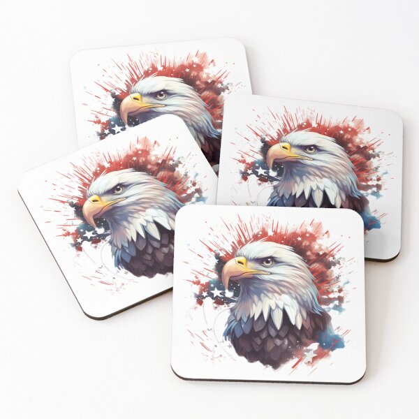 Item preview, American Eagle T-shirt, American Eagle Icon, Flag, America, Eagle, USA, God Bless the USA, Freedom, 4th of July shirt, Patriotic, America designed and sold by miraclestudio.