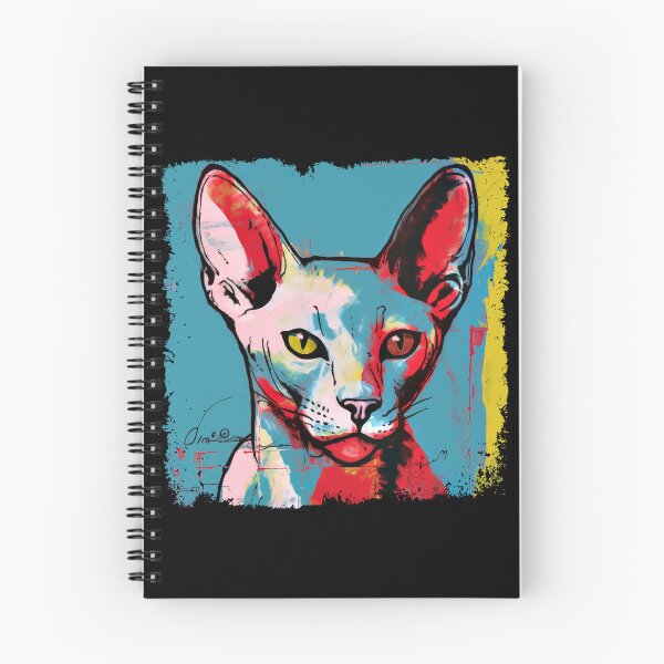 Item preview, Popartistic Sphynx Cat Colorful Surreal Miaw designed and sold by bellabitis.