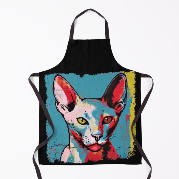 Item preview, Popartistic Sphynx Cat Colorful Surreal Miaw designed and sold by bellabitis.