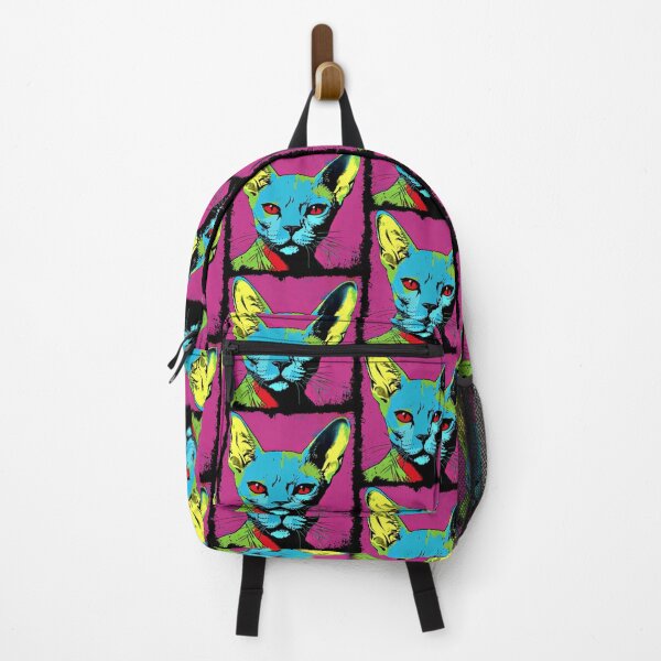 Item preview, Popartistic Sphynx Cat Colorful Surreal Miaw designed and sold by bellabitis.