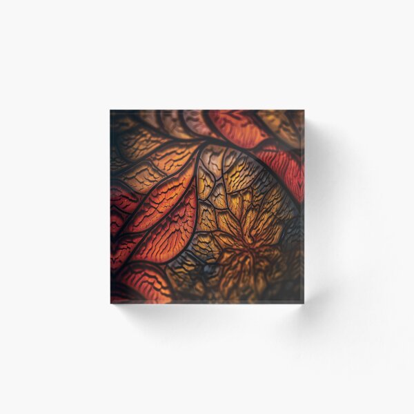 Aperçu de l'œuvre Motifs et formes complexes dans des teintes terreuses chaudes - Art abstrait de la photographie créée et vendue par PopPopGfx.