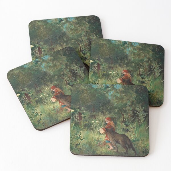 Item preview, Little Red Riding Hood and the Wolf in the Forest designed and sold by tomorrowsart.