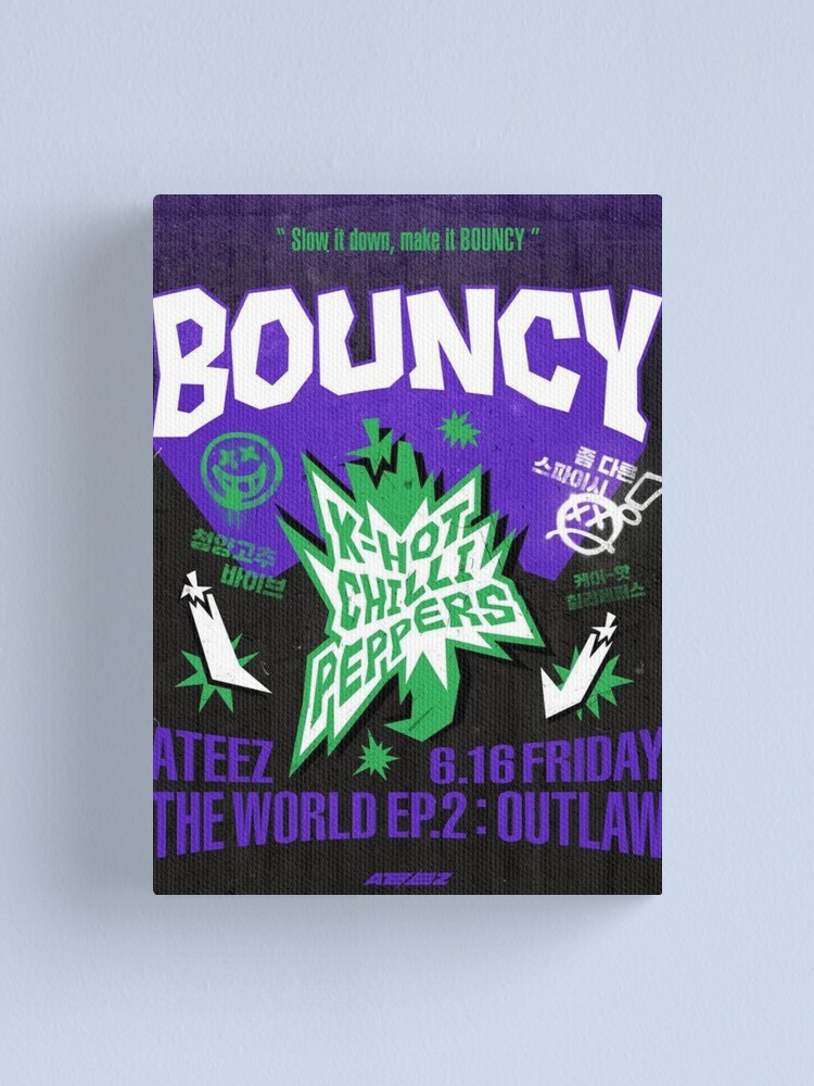 ATEEZ Bouncy K-Hot Chilly Peppers Poster Outlaw