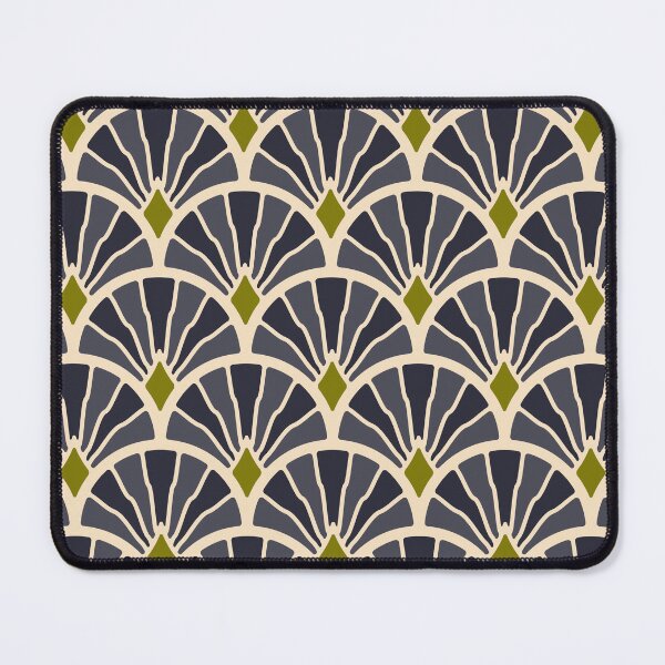 Item preview, KF 0048 C - Retro Vintage Flower Minimalist 70s Modern Geometric Floral Pattern designed and sold by KhakiFinch.