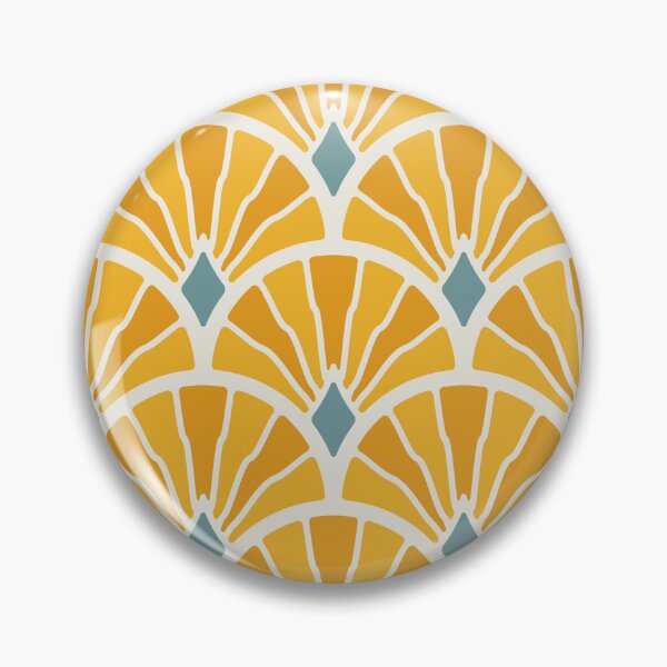 Item preview, KF 0048 F - Retro Vintage Flower Minimalist 70s Modern Geometric Floral Pattern designed and sold by KhakiFinch.