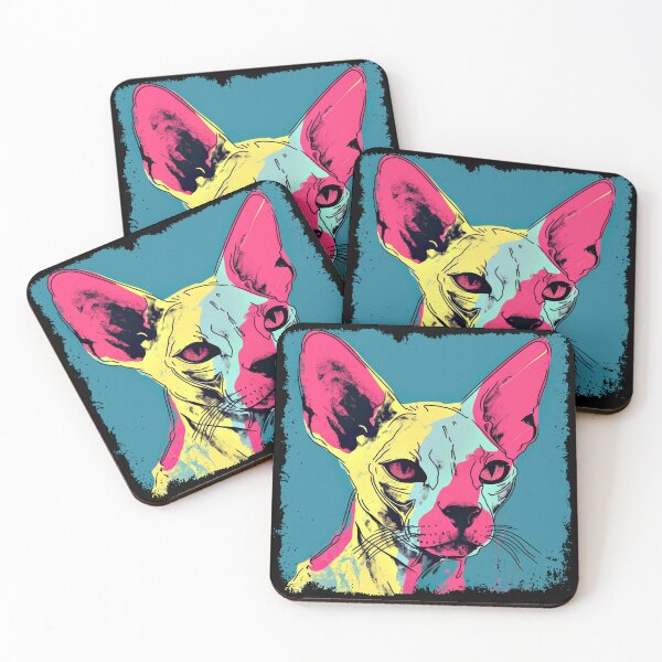 Item preview, Popartistic Sphynx Colorful Surreal Miaw designed and sold by bellabitis.