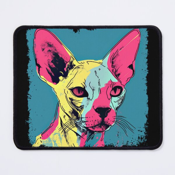Item preview, Popartistic Sphynx Colorful Surreal Miaw designed and sold by bellabitis.