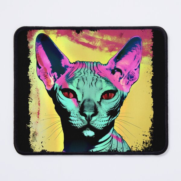 Item preview, Popartistic Sphynx Colorful Surreal Miaw designed and sold by bellabitis.