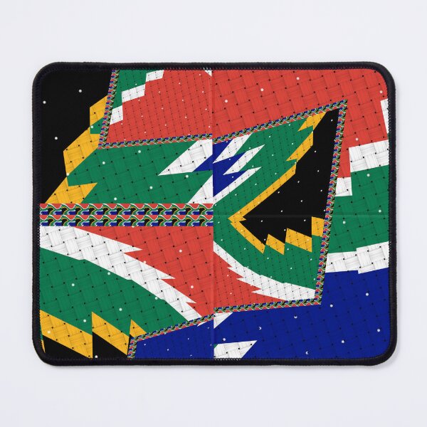 Item preview, Attractive original abstract geometric artwork, inspired by the South African flag in a vintage style. designed and sold by Ralek.