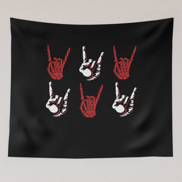 Item preview, Metal Hand Heavy Metal Rock Music designed and sold by MooonTees.