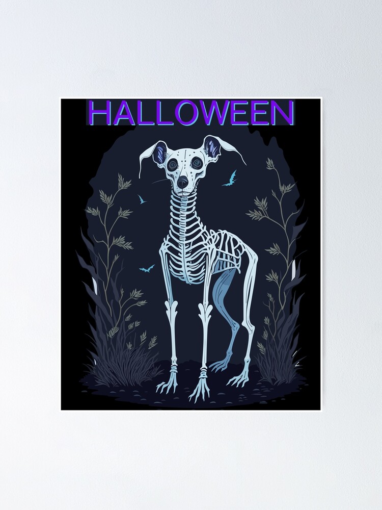 Skeleton dog purchases greyhound Halloween