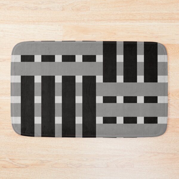Item preview, Fabric Weave Design - Matt Rib Weave Irregular Pattern - Black and Gray designed and sold by DesignCentrum.