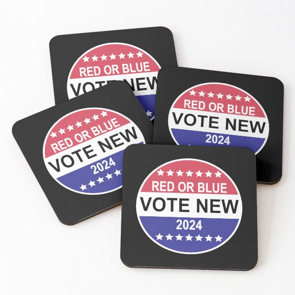 Item preview, Red or Blue Vote New 2024 - Vote Pin  designed and sold by GoodJobLola.