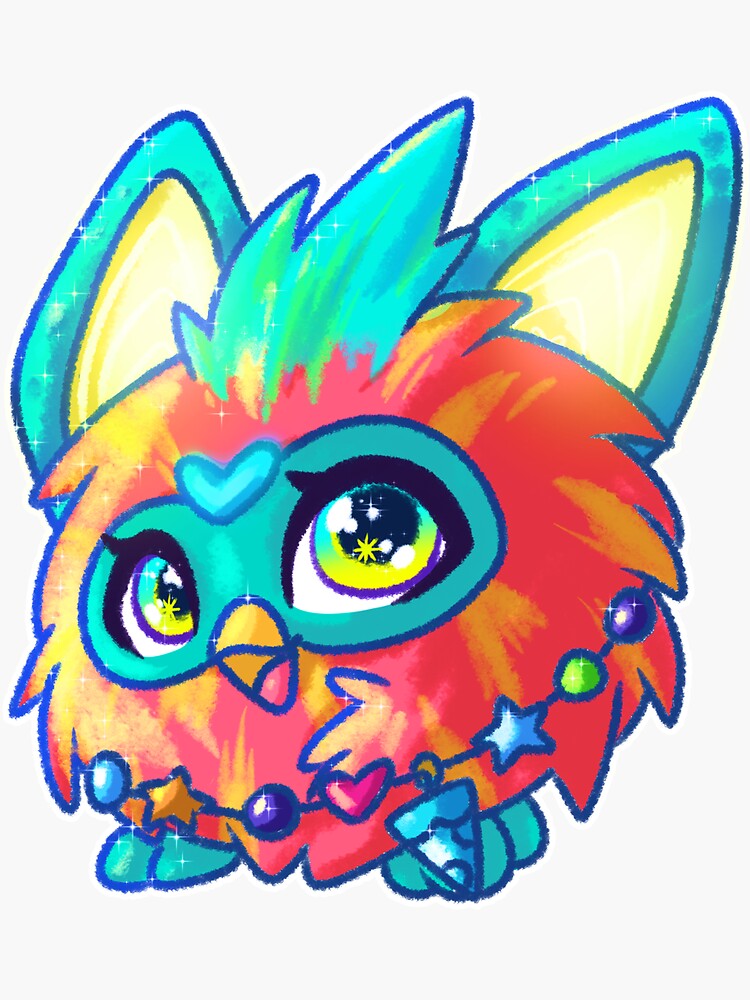 The New Furby 2023 - Coral Sticker for Sale by CuteHeartCaty