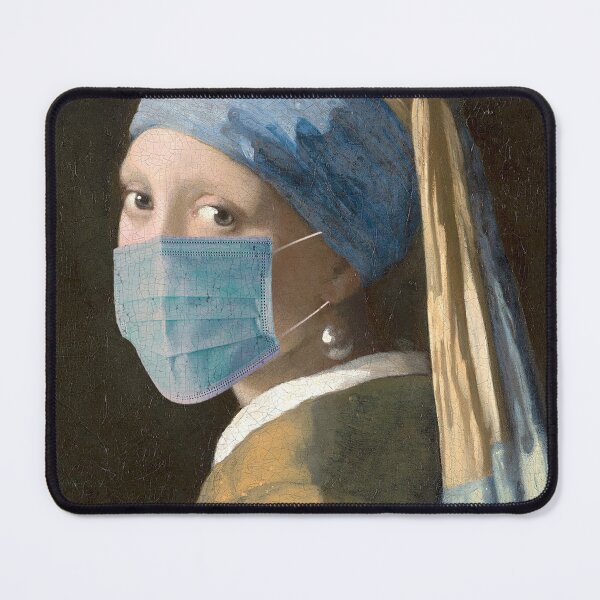 Item preview, Girl with a Pearl Earring and Mask designed and sold by mosmoth.