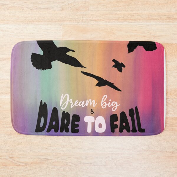 Item preview, Dream Big and Dare to Fail designed and sold by AllGenDesigns.