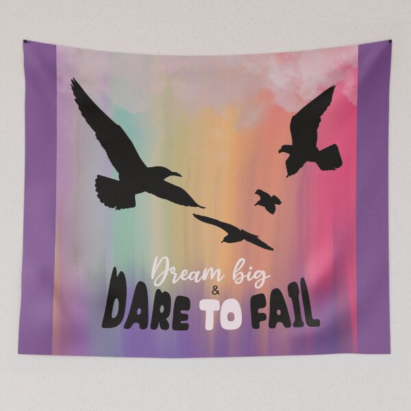 Item preview, Dream Big and Dare to Fail designed and sold by AllGenDesigns.