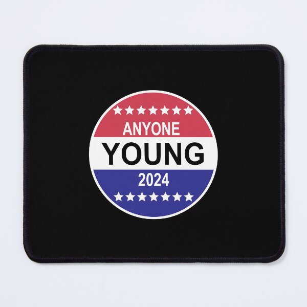 Item preview, Anyone Young 2024 - Vote Pin  designed and sold by GoodJobLola.