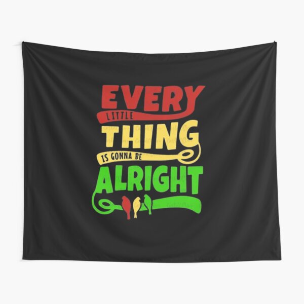 Item preview, Every Little Thing Is Gonna Be Alright Three Birds Singing Essential T-Shirt designed and sold by KING-2-FASHION.