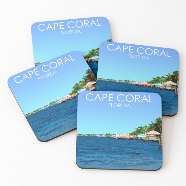 Artikelvorschau, Cape Coral, Florida, USA, Druck entworfen und verkauft von summattodraw.