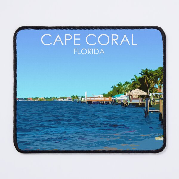 Item preview, Cape Coral, Florida, USA, Print designed and sold by summattodraw.