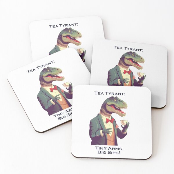 Item preview, Tea Tyrant Tiny Arms Big Sips designed and sold by heringa.