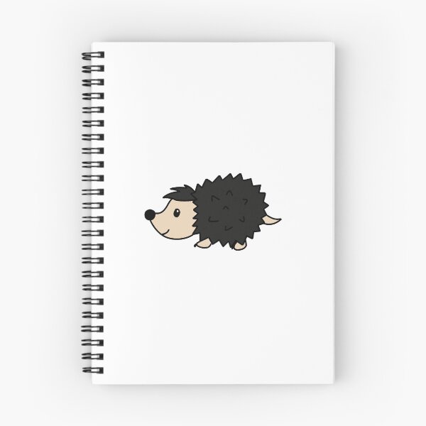 Item preview, Black Cute Hedgehog Clip Art designed and sold by Anilaky.