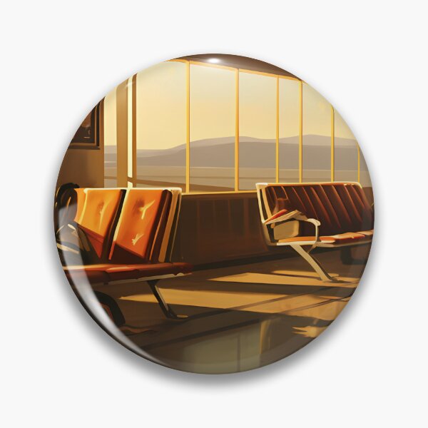 Item preview, Airport Oil Painting designed and sold by tropicaltee.