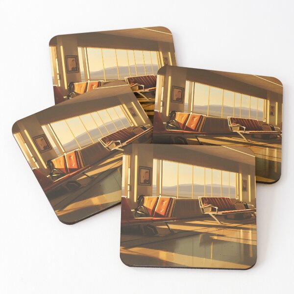 Item preview, Airport Oil Painting designed and sold by tropicaltee.