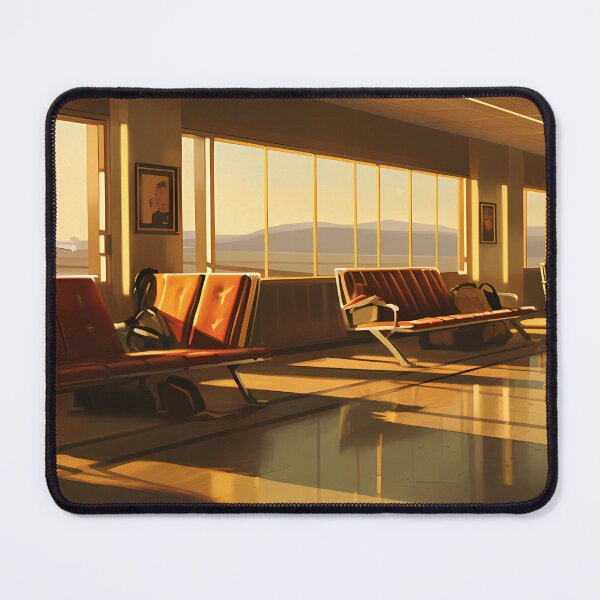Item preview, Airport Oil Painting designed and sold by tropicaltee.