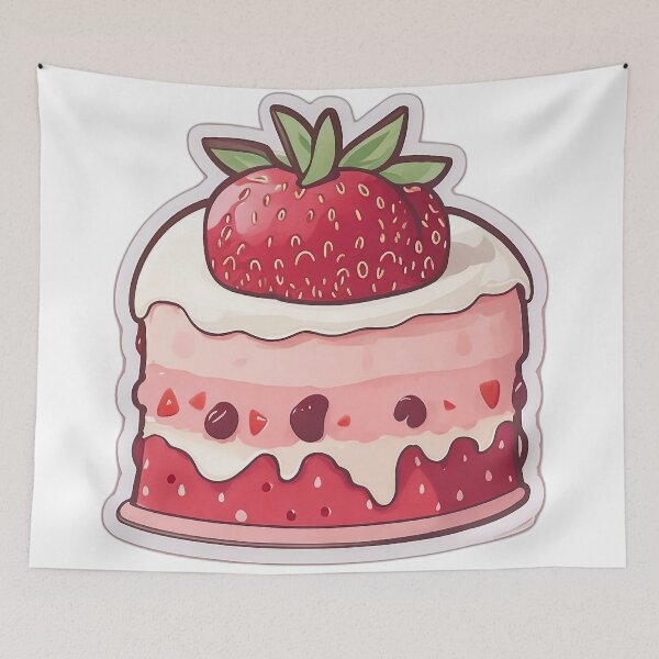 Item preview, Ice-cream strawberry cheese cake  designed and sold by FFixation.