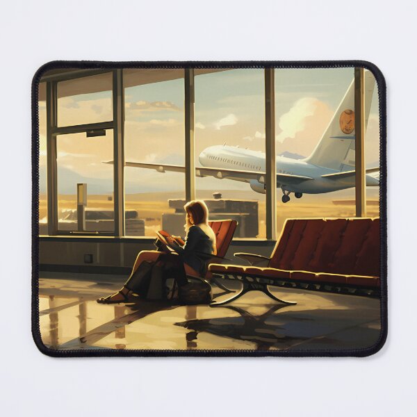 Item preview, Airport Oil Painting designed and sold by tropicaltee.