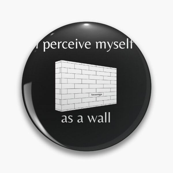 Item preview, i perceive myself as a wall designed and sold by sovereignok.
