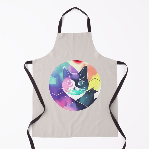 Item preview, Geometric Cat Multicolor designed and sold by KittyKorner0.