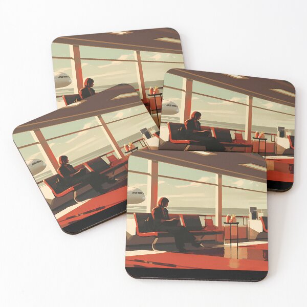 Item preview, Airport Oil Painting designed and sold by tropicaltee.