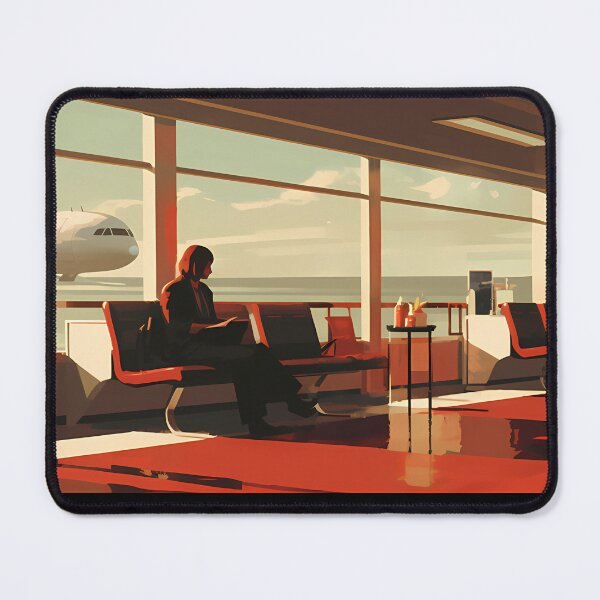 Item preview, Airport Oil Painting designed and sold by tropicaltee.