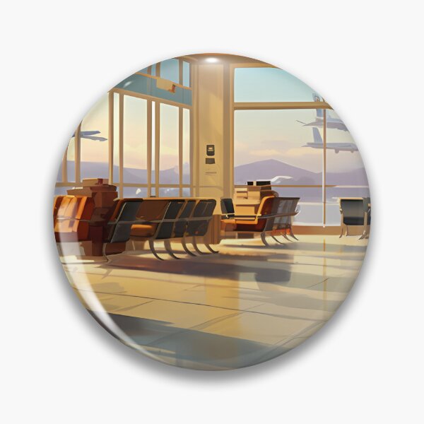Item preview, Airport Oil Painting designed and sold by tropicaltee.
