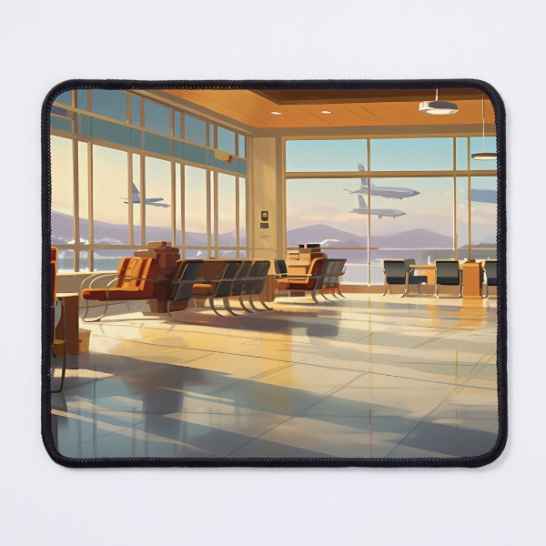 Item preview, Airport Oil Painting designed and sold by tropicaltee.