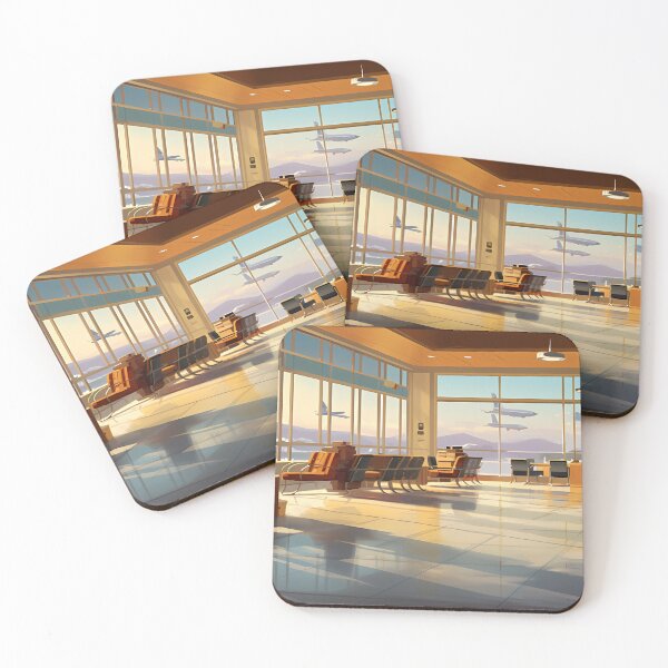 Item preview, Airport Oil Painting designed and sold by tropicaltee.
