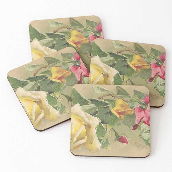 Item preview, Vintage Red and Yellow Rose designed and sold by tomorrowsart.