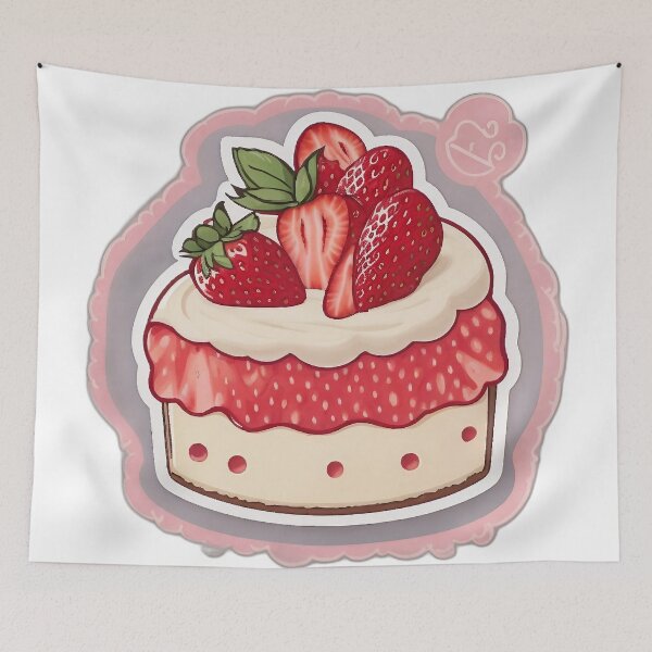 Item preview, Cute mini strawberry cheese cake designed and sold by FFixation.