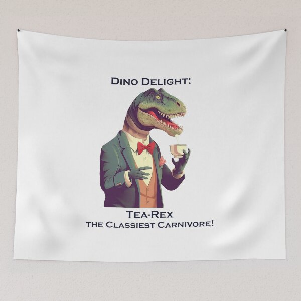 Item preview, Dino Delight Tea-Rex The Classiest Carnivore designed and sold by heringa.