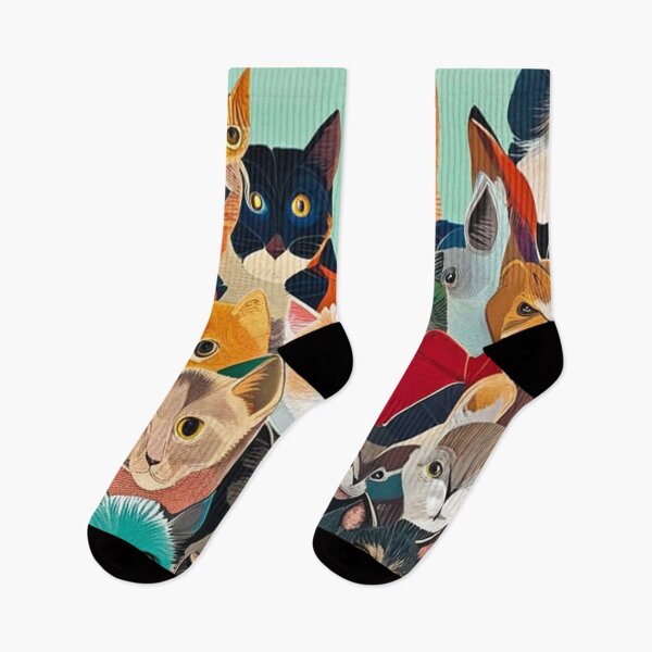 Item preview, Colorful and Strange Kitties designed and sold by RoxanneG.