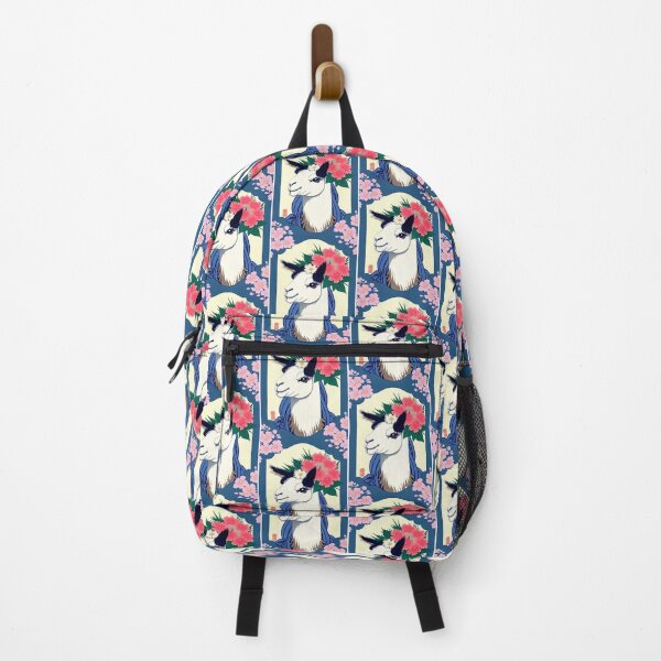 Item preview, llama with flowers designed and sold by EuropeanPrints.