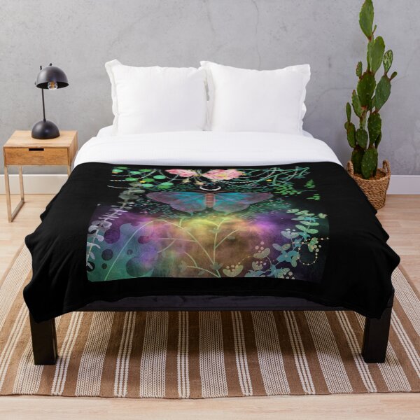 Item preview,  Butterfly Plants Plantation Dark Mystery Green Forest Flowers Purple Nature Calm Relaxing Fragrance designed and sold by SisterSinger.
