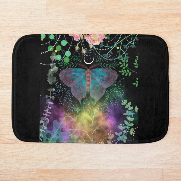 Item preview,  Mariposa Plantas Plantación Oscuro Misterio Verde Bosque Flores Púrpura Naturaleza Calma Relajante Fragancia designed and sold by SisterSinger.