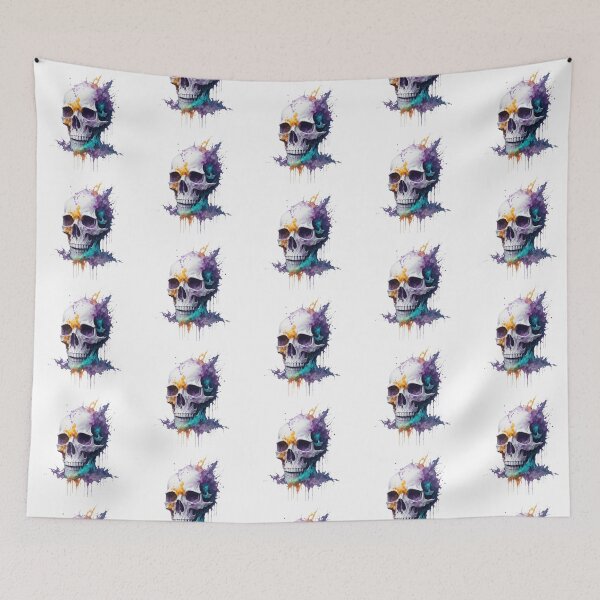 Item preview, Splash Art skull designed and sold by Milagas.
