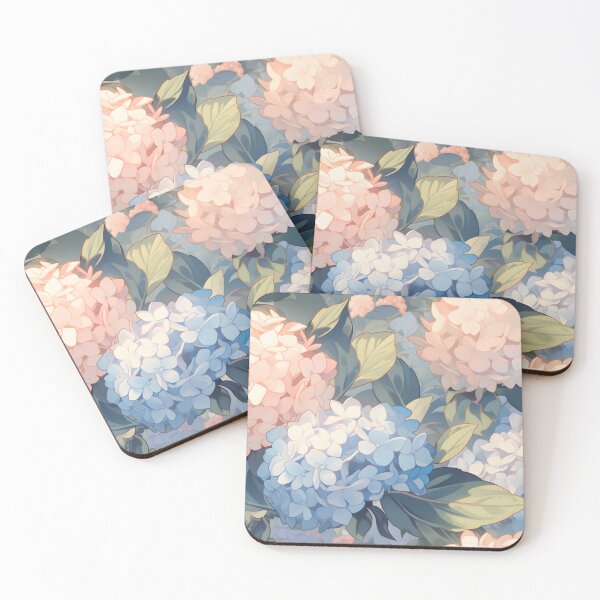 Aperçu de l'œuvre Motif fleuri d'hortensia 2 créée et vendue par SkyPouikPouik.