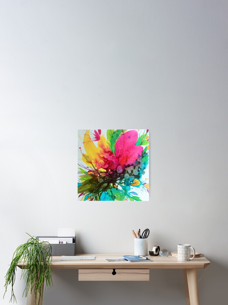 Aperçu 2 sur 3. Poster avec l'œuvre Eclosion 41 créée et vendue par ElioraBousquet.