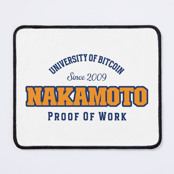 Item preview, Satoshi Nakamoto University of Bitcoin Design designed and sold by RektRepublic.